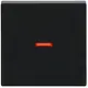 Busch-Jaeger 1789-81 schakelwip controlevenster rood Future Linear antraciet glans