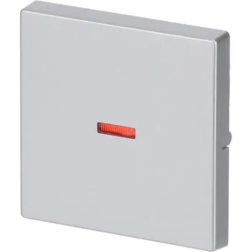 Busch-Jaeger 1789-83 schakelwip controlevenster rood Future Linear aluzilver