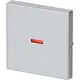 Busch-Jaeger 1789-83 schakelwip controlevenster rood Future Linear aluzilver