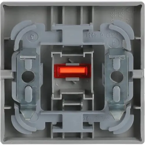 Busch-Jaeger 1789-83 schakelwip controlevenster rood Future Linear aluzilver