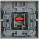 Busch-Jaeger 1789-83 schakelwip controlevenster rood Future Linear aluzilver