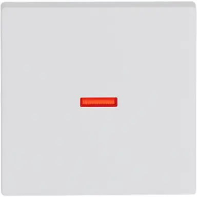 Busch-Jaeger 1789-884 schakelwip controlevenster rood Future Linear studiowit mat