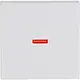 Busch-Jaeger 1789-884 schakelwip controlevenster rood Future Linear studiowit mat