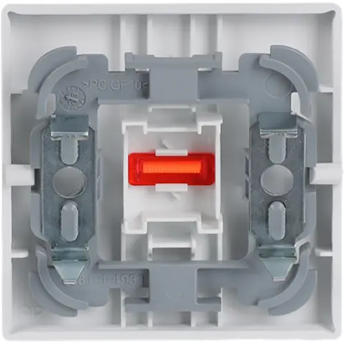 Busch-Jaeger 1789-884 schakelwip controlevenster rood Future Linear studiowit mat