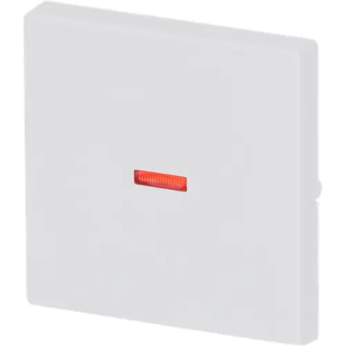 Busch-Jaeger 1789-884 schakelwip controlevenster rood Future Linear studiowit mat