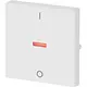 Busch-Jaeger 1788-884 schakelwip met rood controlevenster en opdruk 0–1 Future Linear studiowit mat