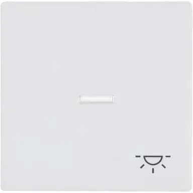 Busch-Jaeger 1789 LI-884 schakelwip met controlevenster en symbool licht Future Linear studiowit mat