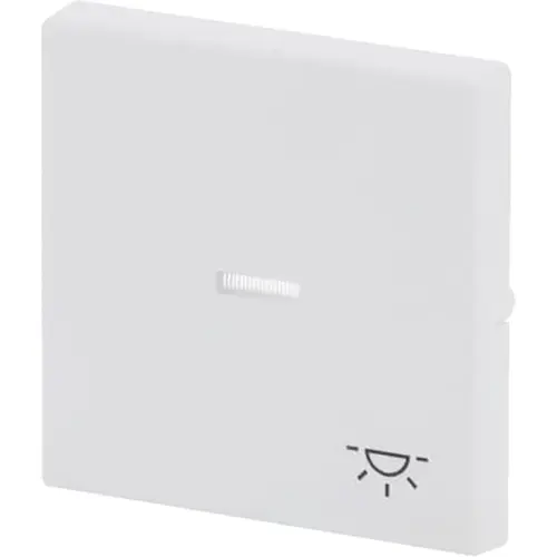 Busch-Jaeger 1789 LI-884 schakelwip met controlevenster en symbool licht Future Linear studiowit mat