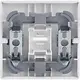 Busch-Jaeger 1789 TR-884 schakelwip met controlevenster en symbool sleutel Future Linear studiowit mat