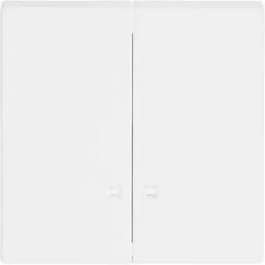 Busch-Jaeger 1785 K-884 schakelwip 2-voudig met controlevenster Future Linear studiowit mat
