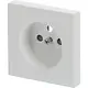 Busch-Jaeger 2399 UCKS-884 centraalplaat voor wandcontactdoos met penaarde Future Linear studiowit mat