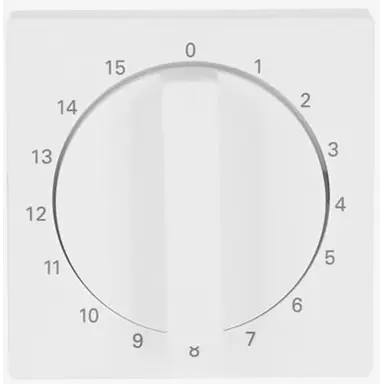 Busch-Jaeger 1770-84-103 draaigreep tijdschakelaar 15 min Future Linear studiowit glans