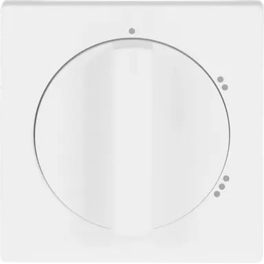 Busch-Jaeger 2542 DR/02-884 draaiknop driestandenschakelaar Future Linear studiowit mat
