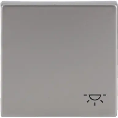 Busch-Jaeger 2520 LI-866 schakelwip symbool licht Pure Stainless Steel
