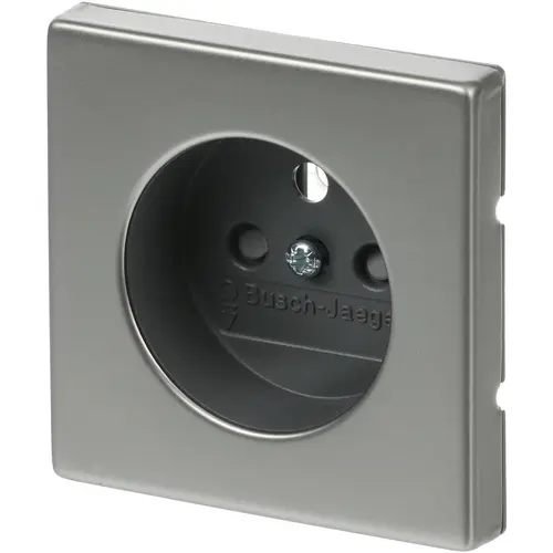 Busch-Jaeger 2399 UCKS-866 centraalplaat voor wandcontactdoos met penaarde Pure Stainless Steel
