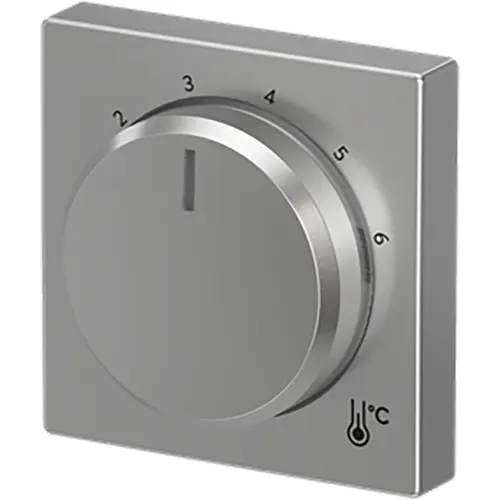 Busch-Jaeger 1794 R-866 draaiknop voor kamerthermostaat 1094/1097U Pure Stainless Steel