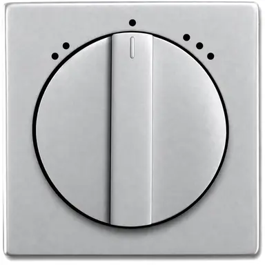 Busch-Jaeger 1740 DRL-866-503 draaiknop driestandenschakelaar Pure Stainless Steel