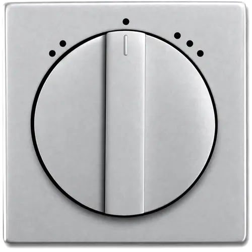 Busch-Jaeger 1740 DRL-866-503 draaiknop driestandenschakelaar Pure Stainless Steel