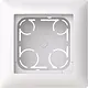 Busch-Jaeger 1711 F-914 vlakke opbouwbak 1-voudig inclusief afdekraam Balance SI wit glans