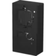 Busch-Jaeger 1712-915 opbouwbak 2-voudig inclusief afdekraam Balance SI zwart mat