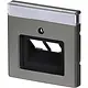 Busch-Jaeger 1803-02-866 centraalplaat RJ45 wandcontactdoos 2-voudig Pure Stainless Steel