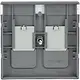 Busch-Jaeger 1800-866 centraalplaat modular jack 2-voudig Pure Stainless Steel