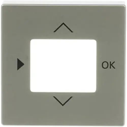Busch-Jaeger 6435-866 centraalplaat timer/CO2/thermostaat Pure Stainless Steel