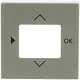 Busch-Jaeger 6435-866 centraalplaat timer/CO2/thermostaat Pure Stainless Steel