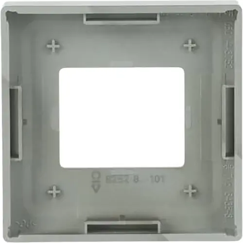 Busch-Jaeger 8252-866-101 centraalplaat tbv digitale radio Pure Stainless Steel