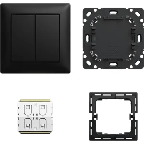Busch-Jaeger 6716 UJ-915 Friends of Hue Smart Switch complete set Balance SI zwart mat