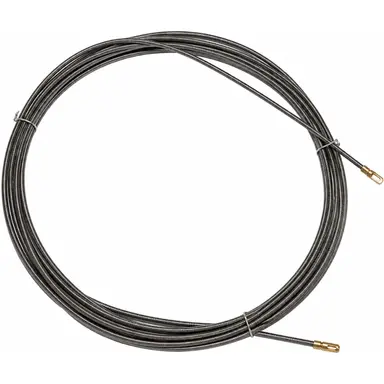 Wymefa 90330 trekveer IDEAAL 10 meter blank staal 5,2 mm met binnenkabel 2x sleufkop