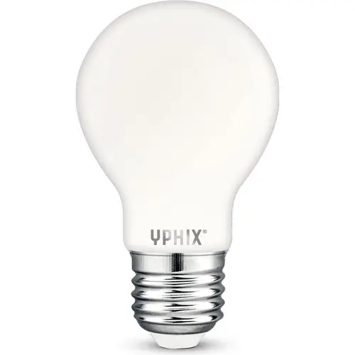 Yphix 50510427 LED-filamentlamp E27 peer A-type 8W 806lm 54mA 101lm/W 60x105mm dimbaar opaal