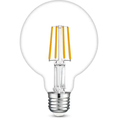 Yphix 50510430 LED-filamentlamp E27 bol A-type 8W 806lm 54mA 101lm/W 95x140mm dimbaar helder