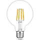 Yphix 50510430 LED-filamentlamp E27 bol A-type 8W 806lm 54mA 101lm/W 95x140mm dimbaar helder