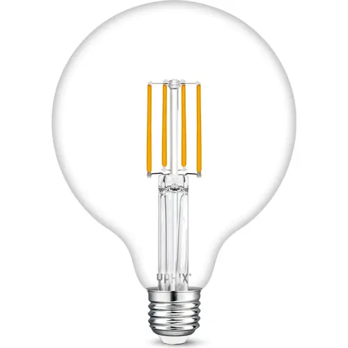 Yphix 50510440 LED-filamentlamp E27 bol A-type 8W 806lm 54mA 101lm/W 125x172mm dimbaar helder