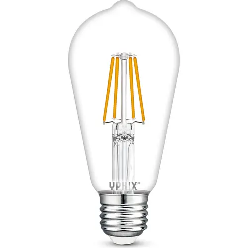 Yphix 50510450 LED-lamp filament E27 Edison ST64 4-5W 470lm 64x142mm 42mA 104lm/W 2700K helder
