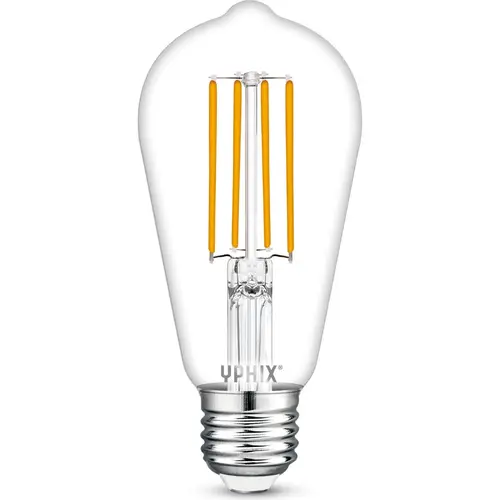 Yphix 50510451 LED-filamentlamp E27 Edison ST64 8W 806lm 54mA 101lm/W 64x142mm dimbaar helder