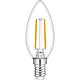 Yphix 50510601 LED-lamp filament E14 kaars B35 2-3W 250lm 35x98mm 27mA 100lm/W 2700K helder