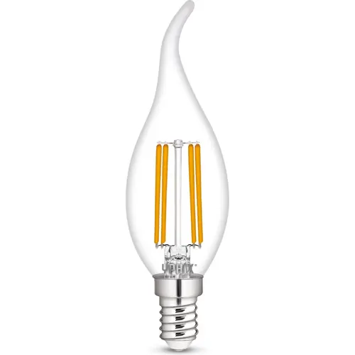 Yphix 50510609 LED-filamentlamp E14 kaars BA35 4-5W 470lm 31mA 104lm/W 35x120mm dimbaar helder