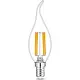 Yphix 50510609 LED-filamentlamp E14 kaars BA35 4-5W 470lm 31mA 104lm/W 35x120mm dimbaar helder