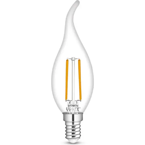 Yphix 50510615 LED-filamentlamp E14 kaars BA35 2-3W 250lm 19mA 100lm/W 35x120mm dimbaar helder