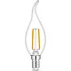 Yphix 50510615 LED-filamentlamp E14 kaars BA35 2-3W 250lm 19mA 100lm/W 35x120mm dimbaar helder