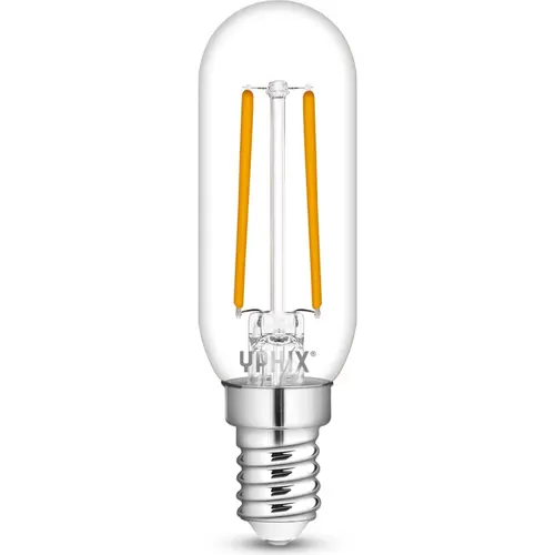Yphix 50510661 LED-filamentlamp E14 T25 2-3W 220lm 19mA 88lm/W 25x85mm dimbaar helder