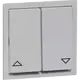 PEHA 20.544.70 schakelwip 2-voudig jaloezie 500-serie Aura aluminium