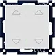 EcoDim ECO-DIM.19 duo-tastdimmer LED 2x 0-200W incl. witte en zwarte knop RCL