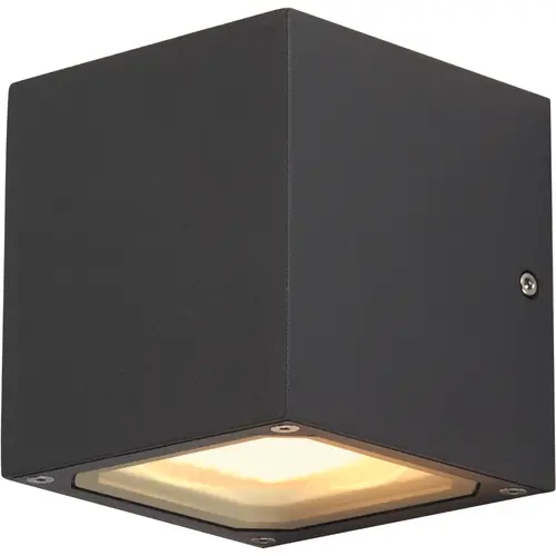 SLV 232535 wandarmatuur 2xGX53 fitting outdoor IP44 SITRA CUBE antraciet