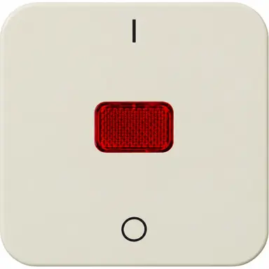 Busch-Jaeger 2508-212-500 schakelwip met rood controlevenster en opdruk 0–1 Standaard SI