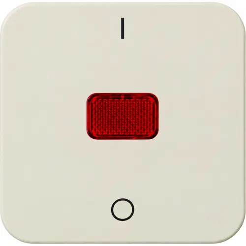 Busch-Jaeger 2508-212-500 schakelwip met rood controlevenster en opdruk 0–1 Standaard SI