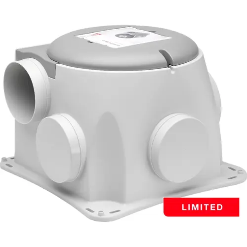 Zehnder 458006607 ComfoFan Silent Limited ventilatiebox 300m³/h met randaardestekker