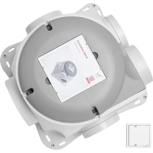 Zehnder 458006726 ComfoFan Silent Set pakket met randaardestekker en 1x CO2 sensor